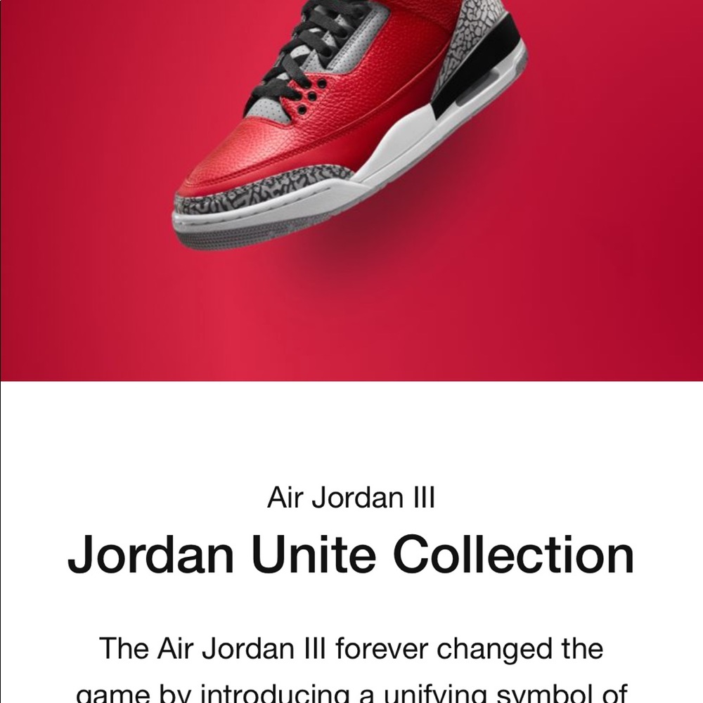 Nike Air Jordan 3 Retro Fire Red